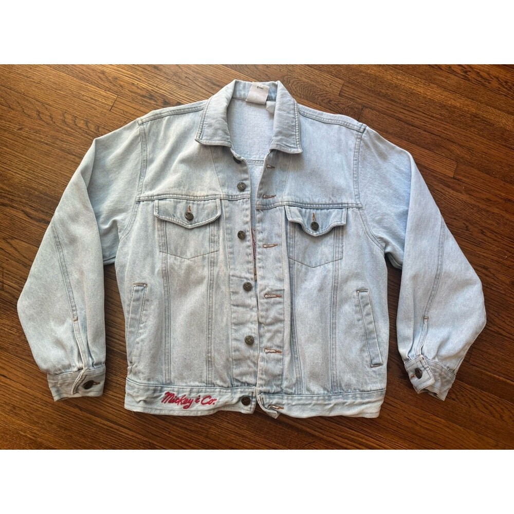 Vintage Mickey & Co Embroidered Disney Denim Jacket - Picture 2 of 4